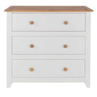 Core Products Capri 3 Drawer Wide Chest White - Price Crash Furniture