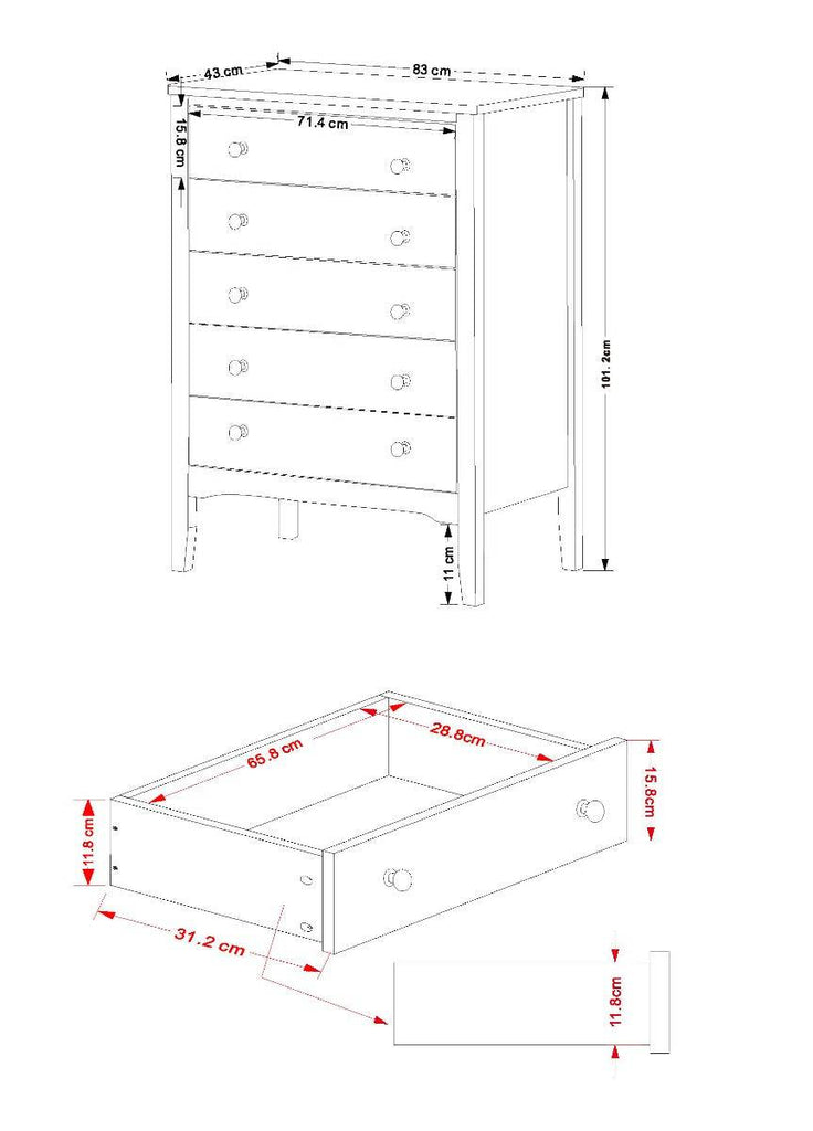 Core Products Como Blue 2 door wardrobe - Price Crash Furniture