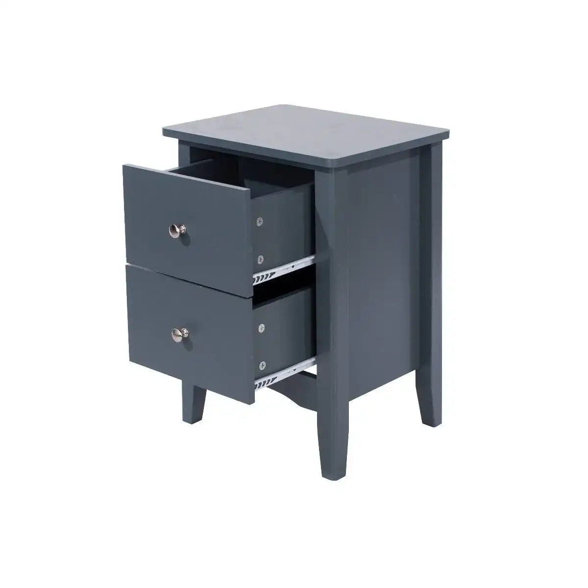 Core Products Como Blue 2 drawer beside cabinet - Price Crash Furniture