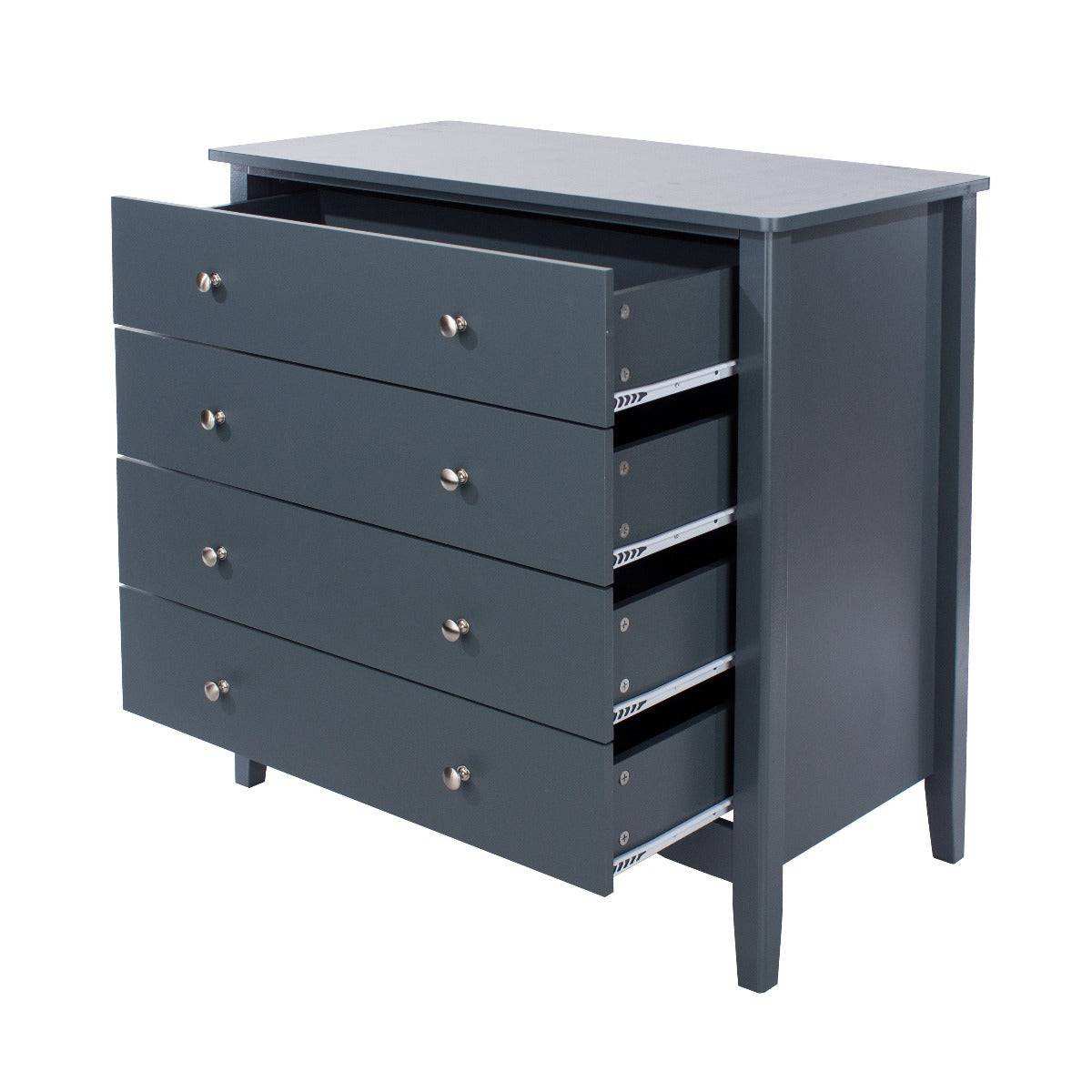 Core Products Como Blue 4 drawer chest - Price Crash Furniture