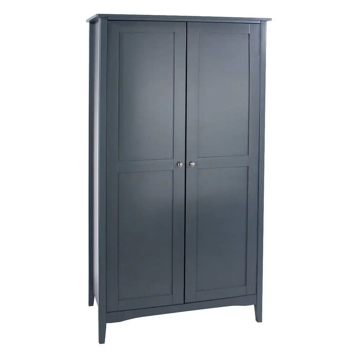 Core Products Como Blue 2 door wardrobe in Blue MDF - Price Crash Furniture