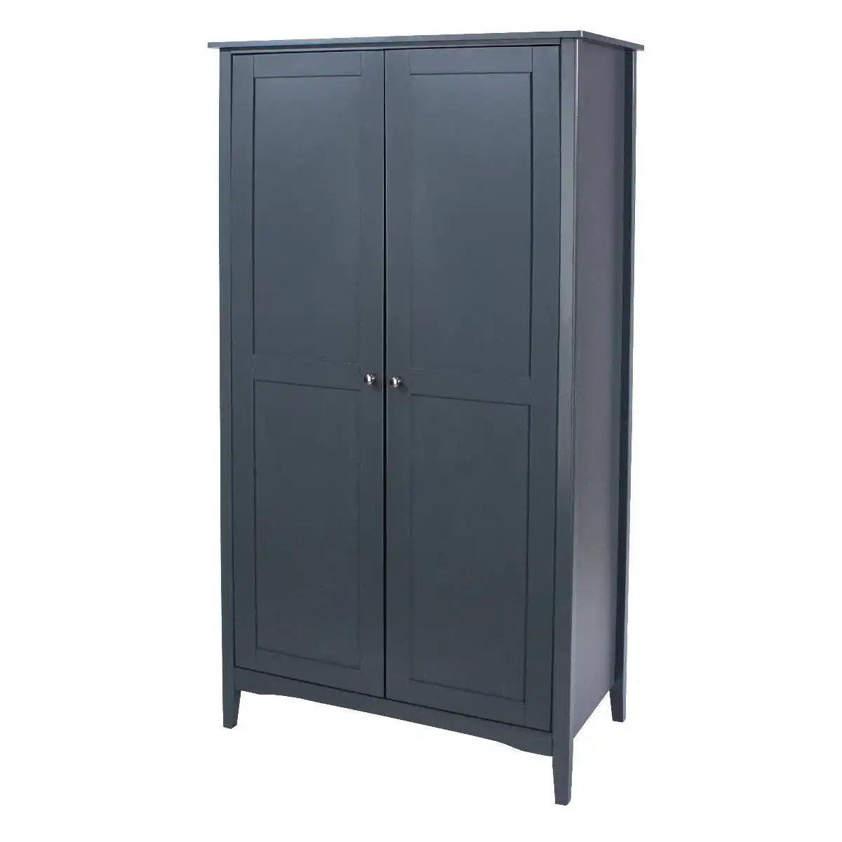 Core Products Como Blue 2 door wardrobe in Blue MDF - Price Crash Furniture