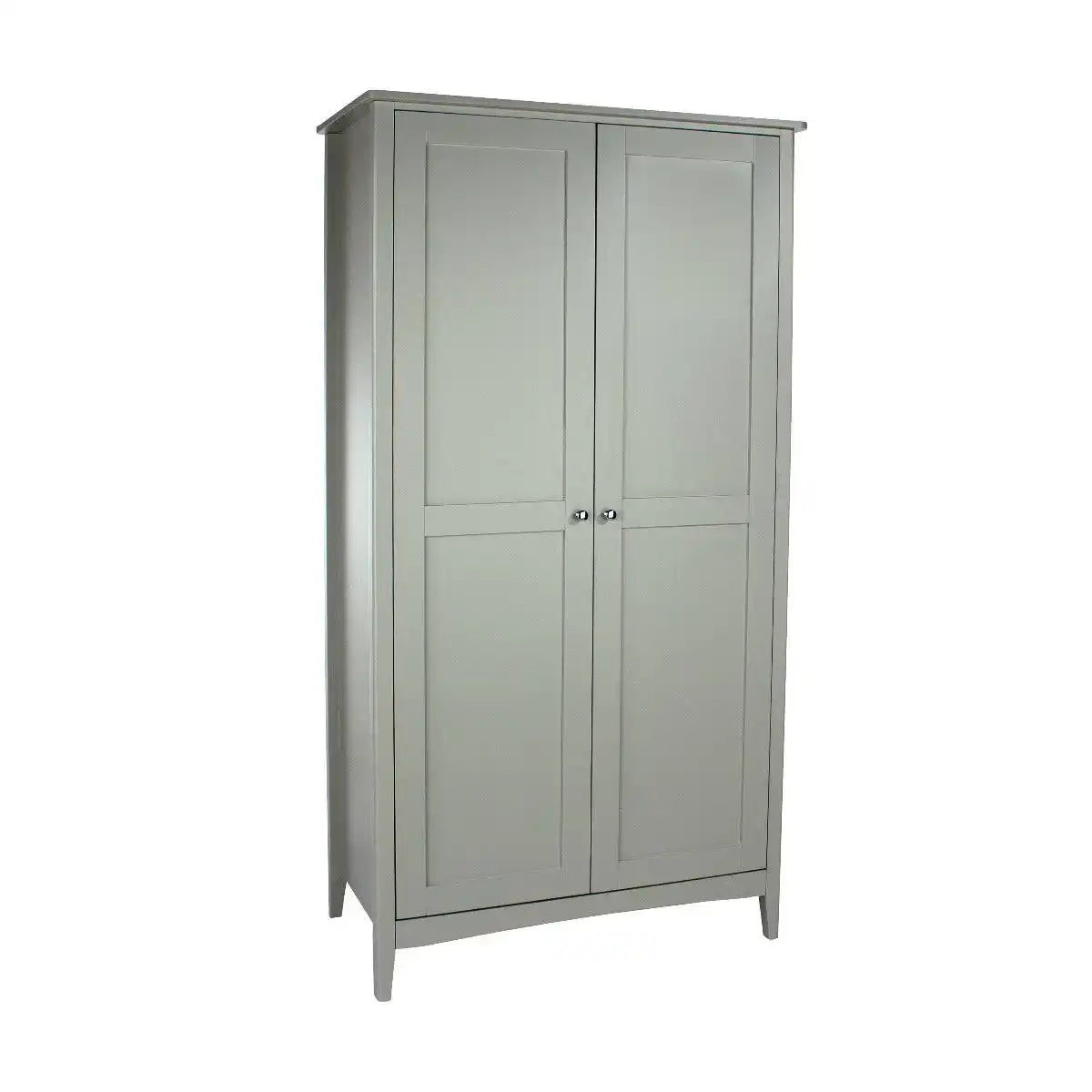 Core Products Como Light Grey 2 door wardrobe - Price Crash Furniture
