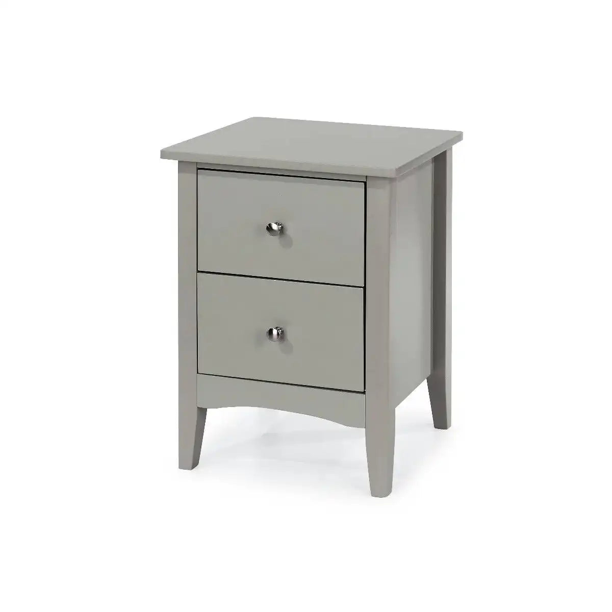 Core Products Como Light Grey 2 drawer beside cabinet - Price Crash Furniture