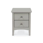 Core Products Como Light Grey 2 drawer petite beside cabinet - Price Crash Furniture