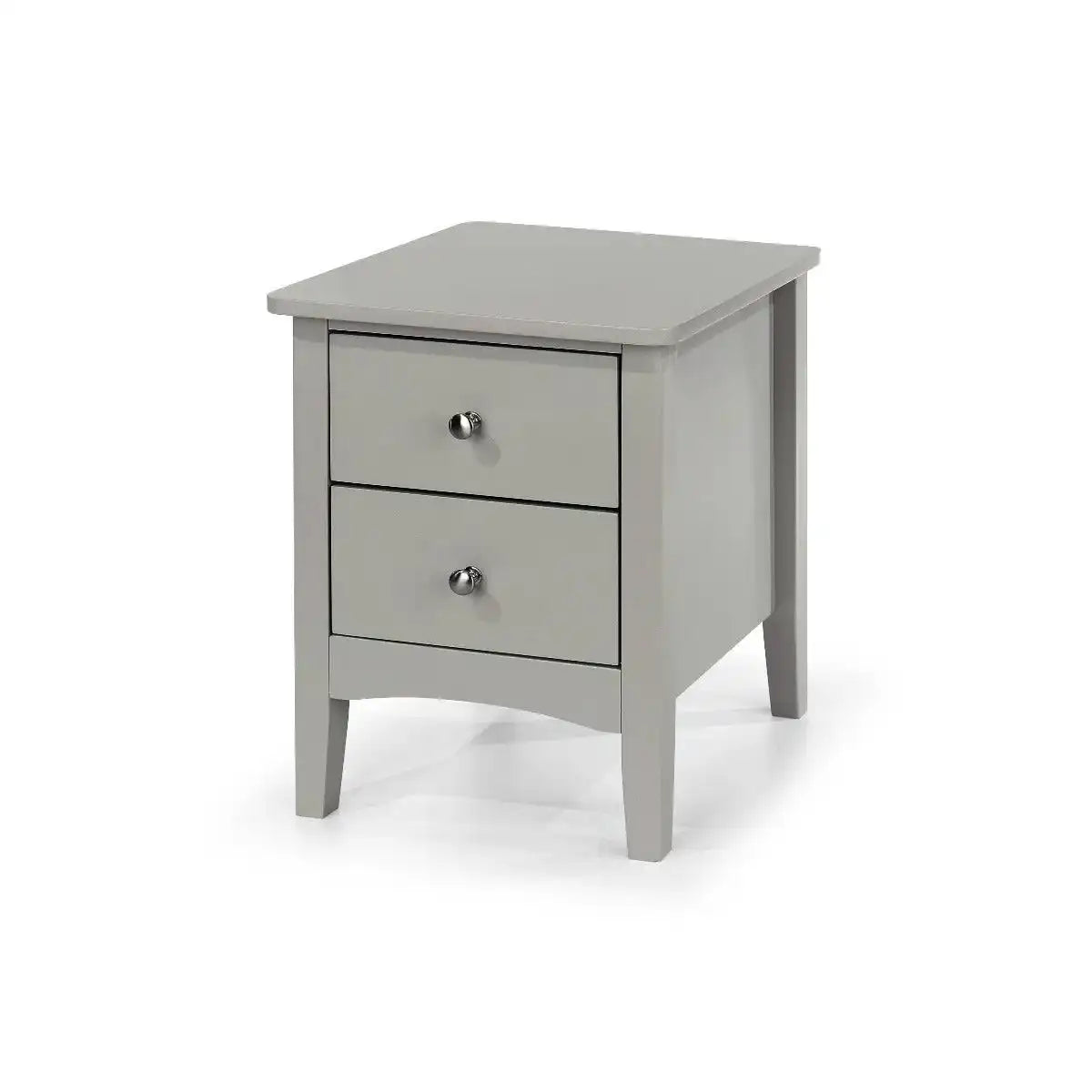 Core Products Como Light Grey 2 drawer petite beside cabinet - Price Crash Furniture