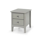 Core Products Como Light Grey 2 drawer petite beside cabinet - Price Crash Furniture