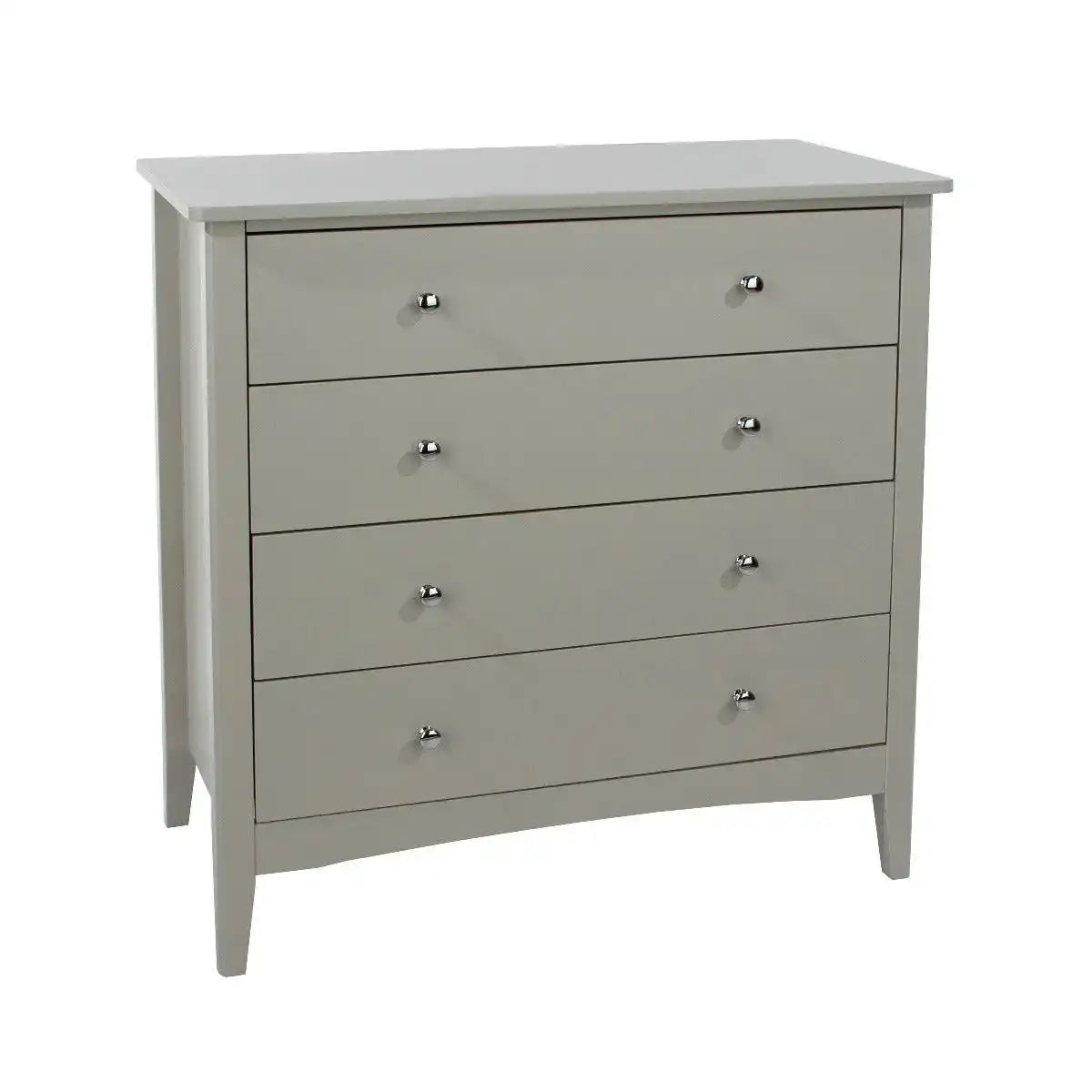 Core Products Como Light Grey 4 drawer chest - Price Crash Furniture