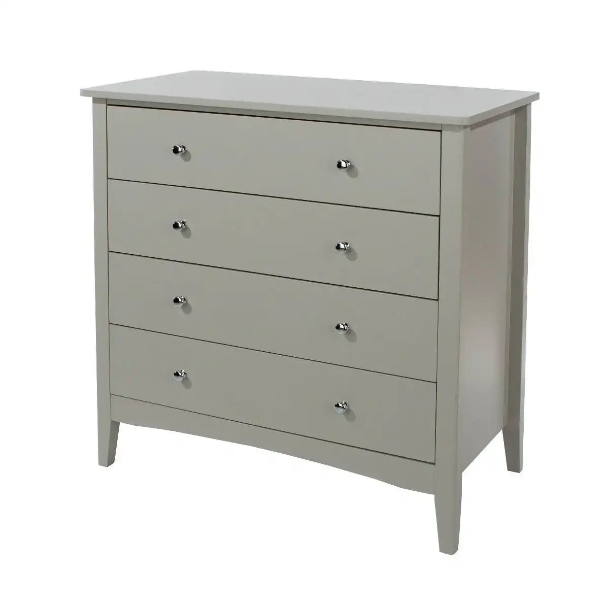 Core Products Como Light Grey 4 drawer chest - Price Crash Furniture