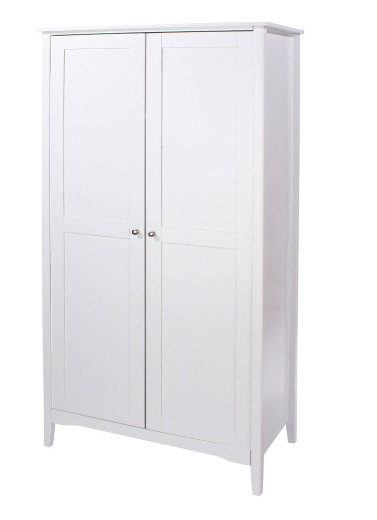Core Products Como White 2 door wardrobe - Price Crash Furniture