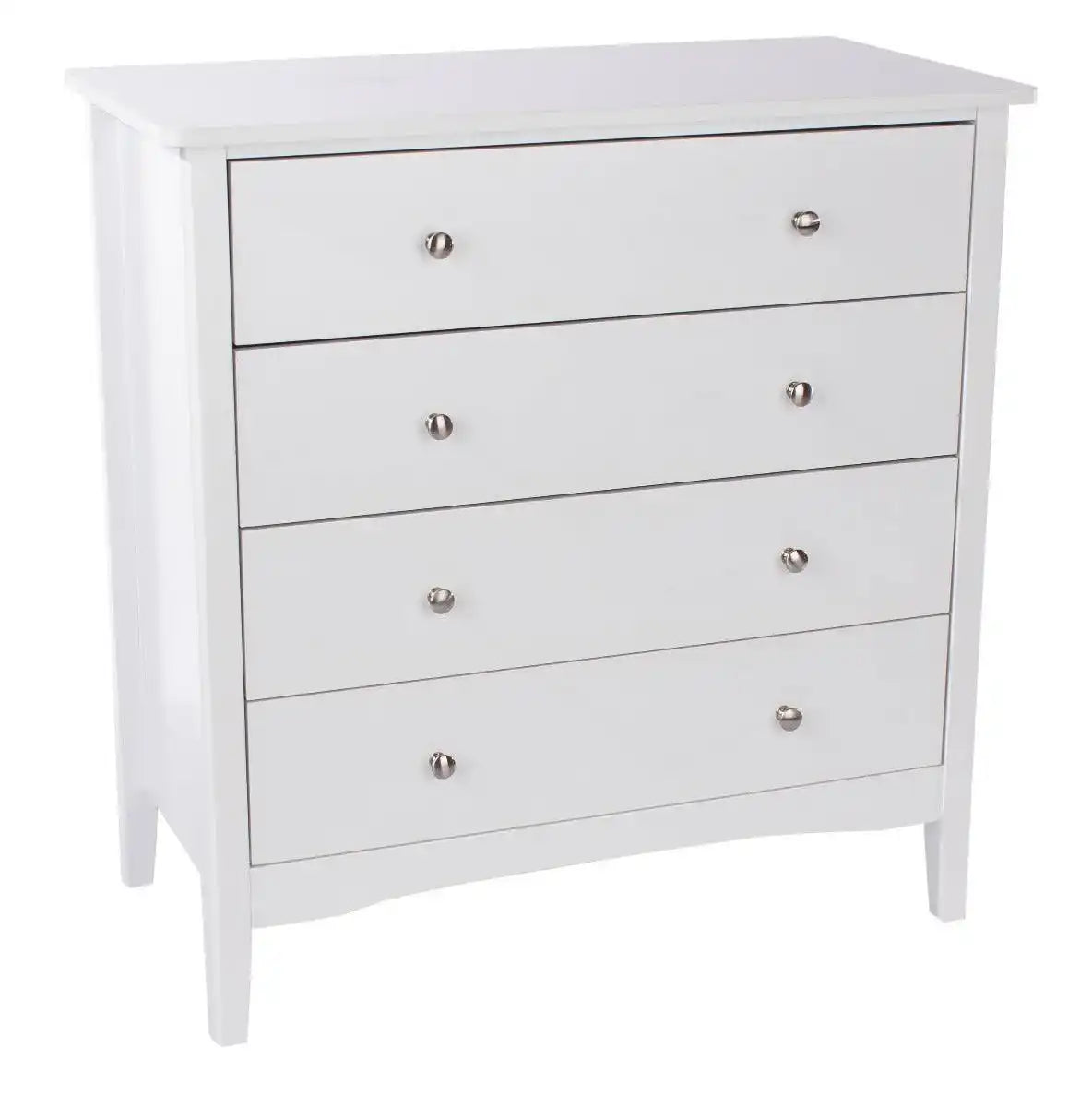 Core Products Como White 4 drawer chest - Price Crash Furniture