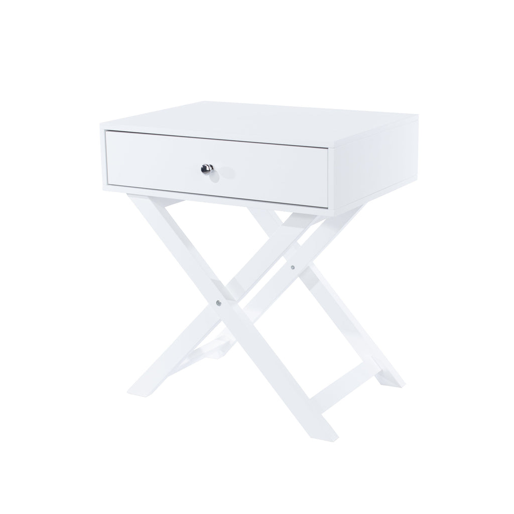 Core Products X Leg 1 Drawer Petite Bedside Cabinet - Price Crash Furniture