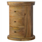 Country Style Petite Slim Drawer Chest With 3 Drawers - Price Crash Furniture
