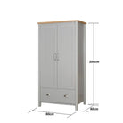 Eaton 3 Piece Bedroom Set in Grey by TAD - Price Crash Furniture