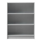 Essentials Bookcase Low Wide in Grey by TAD - Price Crash Furniture