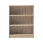 Essentials Bookcase Low Wide in Sonoma Oak by TAD - Price Crash Furniture