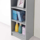 Essentials Bookcase Medium Narrow in Grey by TAD - Price Crash Furniture