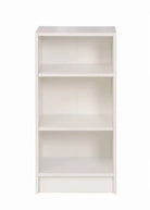 Essentials Bookcase Small Narrow in White by TAD - Price Crash Furniture