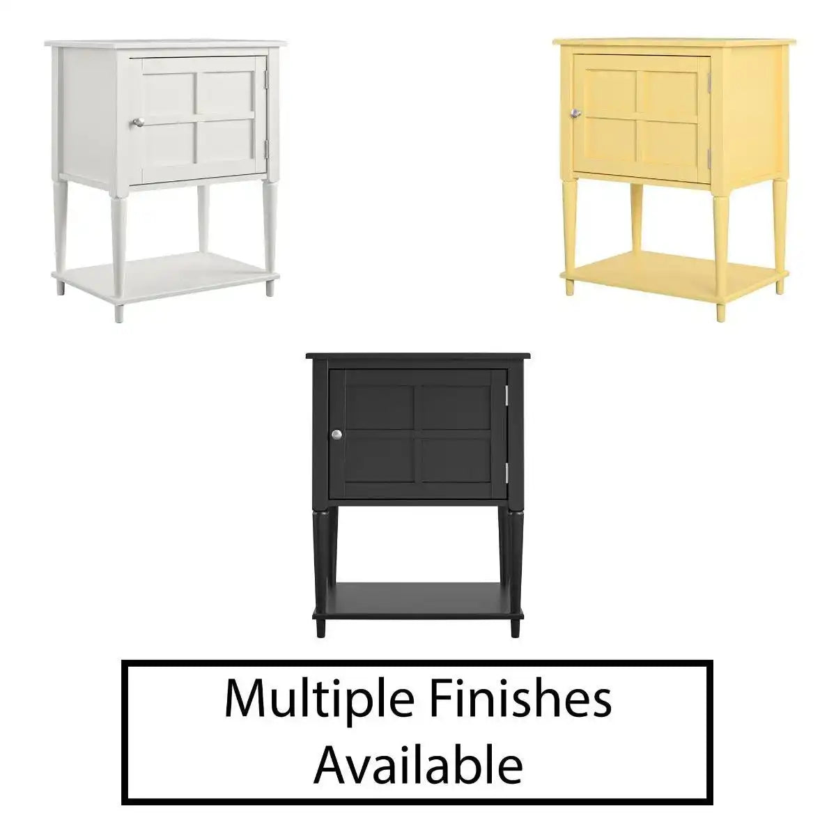 Fairmont Accent Table in Black by Dorel - Price Crash Furniture