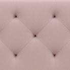 Her Majesty Linen King Size Bed - in Pink by Dorel - Price Crash Furniture