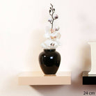Hudson Gloss Cream 24cm Floating Shelf Kit by Core - Price Crash Furniture