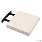 Hudson Gloss Cream 24cm Floating Shelf Kit by Core - Price Crash Furniture