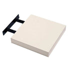 Hudson Gloss Cream 24cm Floating Shelf Kit by Core - Price Crash Furniture