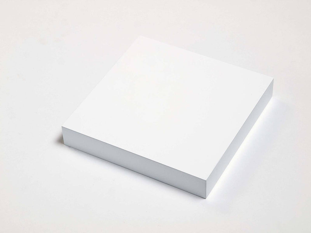 Hudson Gloss White 90cm Floating Shelf Kit by Core - Price Crash Furniture