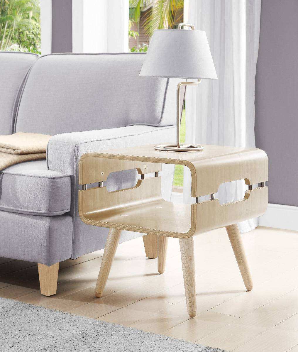 JF704 Havana Lamp Table in Oak by Jual - Price Crash Furniture