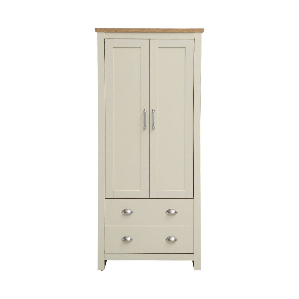 Lisbon 2 door 2 drawer wardrobe by TAD - Price Crash Furniture