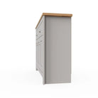 Lisbon 3 DOORS 2 DRAWER SIDEBOARD in grey - Price Crash Furniture