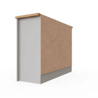 Lisbon 3 DOORS 2 DRAWER SIDEBOARD in grey - Price Crash Furniture