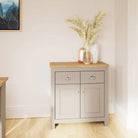 Lisbon 2 DOORS 2 DRAWER SIDEBOARD in grey - Price Crash Furniture