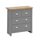 Lisbon 3 Piece Bedroom Set: 2 door 2 drawer wardrobe 4 drawer chest 1 drawer bedside - Price Crash Furniture