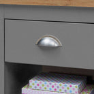 Lisbon Grey Set: 3 door wardrobe 7 drawer chest 1 drawer bedside - Price Crash Furniture