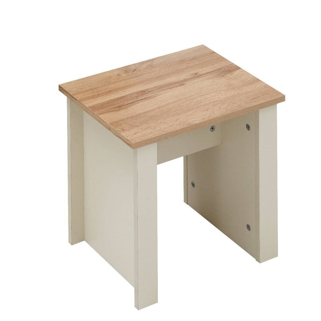 Lisbon 3 piece set: dressing table, stool, mirror by TAD - Price Crash Furniture