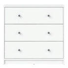 May 3 Drawer Chest of Drawers in Grey - Price Crash Furniture