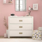Monarch Hill Haven 3 Drawer Chest of Drawers In White by Dorel - Price Crash Furniture