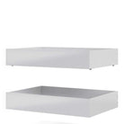 Naia Set Of 2 Underbed Drawers (Single Or Double Bed) In White Gloss - Price Crash Furniture
