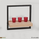 Nova Medium Framed Floating Wall Shelf Kit by Core - Price Crash Furniture