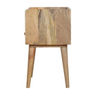 Open Slot Bedside with White Top - Price Crash Furniture