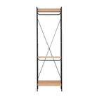 Claire Bedroom Open Wardrobe 3 Shelves in Riviera Oak - Price Crash Furniture