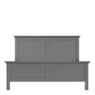 Paris Kingsize Bed (160 x 200) In Matt Grey - Price Crash Furniture