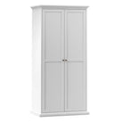 Paris Wardrobe with 2 Doors In White - Price Crash Furniture