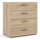 Pepe Oak 4 Drawer Chest of Drawers - Price Crash Furniture