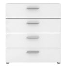 Pepe White 4 Drawer Chest of Drawers - Price Crash Furniture