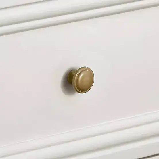 Piper 1 Drawer Bedside Table in Cream by Dorel - Price Crash Furniture