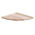 Simple and Natural Corner Wall Shelf 28.5cm 3-Pack in Solid Wood by Core - Price Crash Furniture