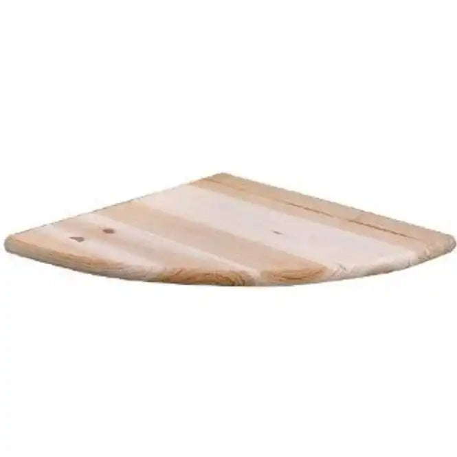Simple and Natural Corner Wall Shelf 28.5cm in Solid Wood by Core - Price Crash Furniture