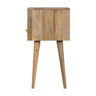 Small Chestnut Finish Bedside Table Unit - Price Crash Furniture
